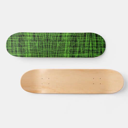 Lie detector Abstract digitaal fractal Skateboard (Horizontaal)