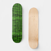 Lie detector Abstract digitaal fractal Skateboard (Voorkant)