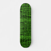 Lie detector Abstract digitaal fractal Skateboard (Voorkant)