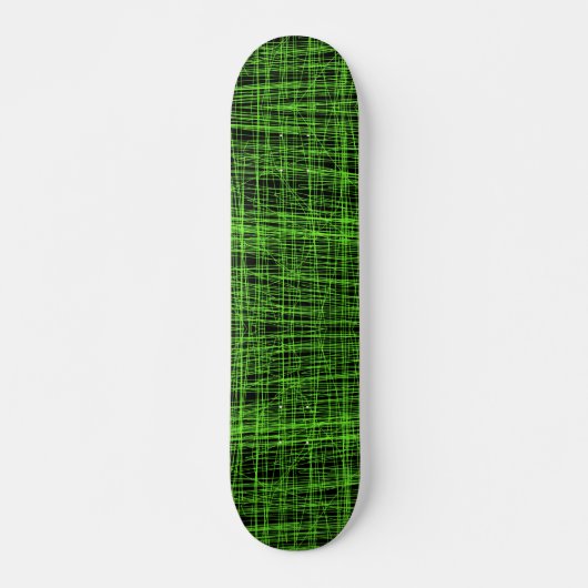 Lie detector Abstract digitaal fractal Skateboard (Voorkant)