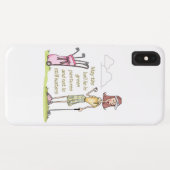 Lie in groene deegwaren Case-Mate iPhone case (Achterkant (horizontaal))