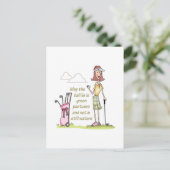 LIE IN GROENE PASTUREN BRIEFKAART (Staand voorkant)