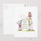 LIE IN GROENE PASTUREN BRIEFKAART (Voorkant / Achterkant)