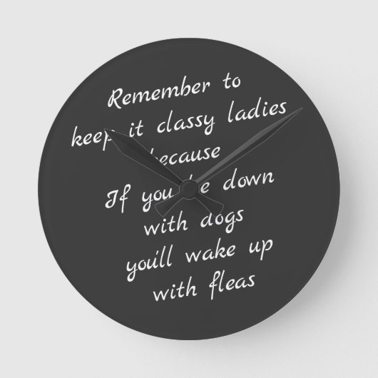 Lie met honden, word wakker met vlooien ronde klok (Voorkant)