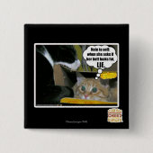 LIE VIERKANTE BUTTON 5,1 CM (Voorkant)