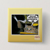 LIE VIERKANTE BUTTON 5,1 CM (Voorkant)