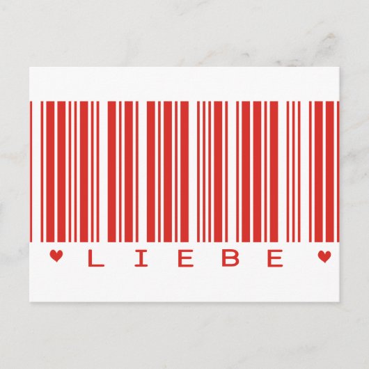Liebe Bar Briefkaart (Voorkant)