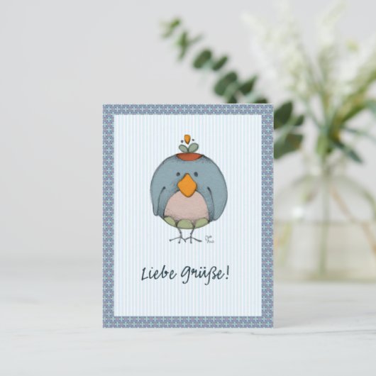 Liebe Grüße! Briefkaart (Staand voorkant)