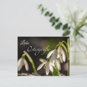 Liebe Ostergrüße aus dem Briefkasten Briefkaart (Staand voorkant)