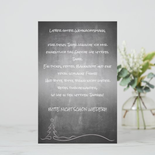 Lieber guter Weihnachtsmann (Staand voorkant)