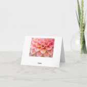 Liebesblume mit Herzen und Love! Kaart (Achterkant)