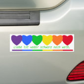 Liebesfarben stickers (Op auto)