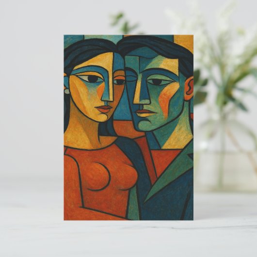 Liebesgeflüster Bedankkaart (Staand voorkant)