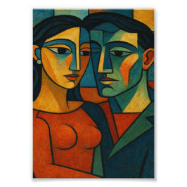 Liebesgeflüster Foto Afdruk