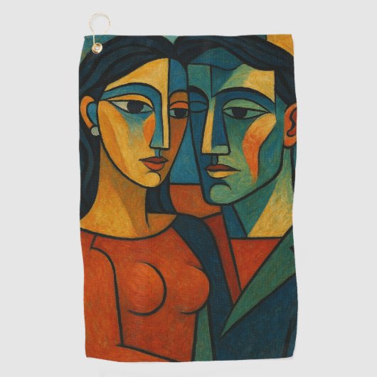 Liebesgeflüster Golfhanddoek (Voorkant)