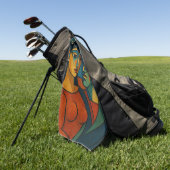 Liebesgeflüster Golfhanddoek (Groen)