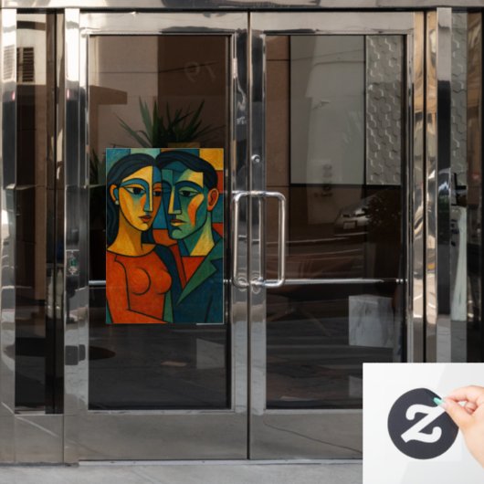 Liebesgeflüster Raamsticker (Kantoordeur)