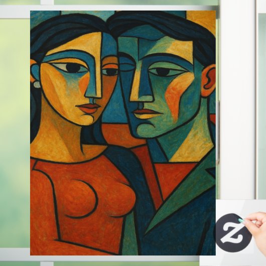 Liebesgeflüster Raamsticker (Huis)