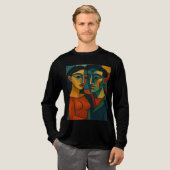 Liebesgeflüster Tri-Blend Shirt (Voorkant)
