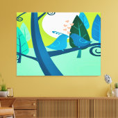 Liebeslied Canvas Afdruk (Insitu (Woonkamer))