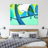 Liebeslied Canvas Afdruk (Insitu (Slaapkamer))