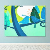 Liebeslied Canvas Afdruk (Insitu (Houten vloer))