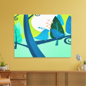 Liebeslied Canvas Afdruk (Insitu (Woonkamer))