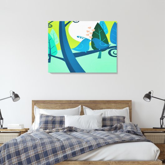 Liebeslied Canvas Afdruk (Insitu (Slaapkamer))