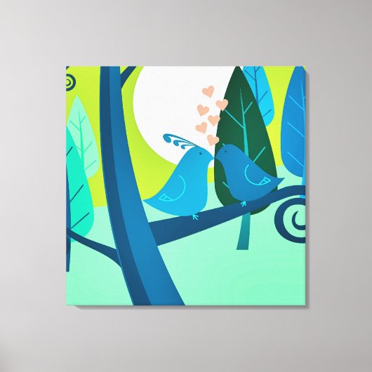 Liebeslied Canvas Afdruk (Voorkant)