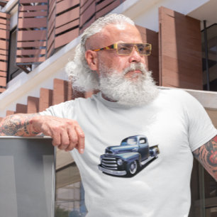 Liebhaver van Vintage Trucks – Aanpasbare T-shirt