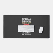 Liebhebber van Duitse Herdershond Funny Retro Bureaumat (Keyboard & Muis)