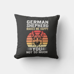 Liebhebber van Duitse Herdershond Funny Retro Kussen