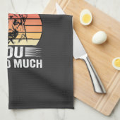 Liebhebber van Duitse Herdershond Funny Retro Theedoek (Quarter Fold)