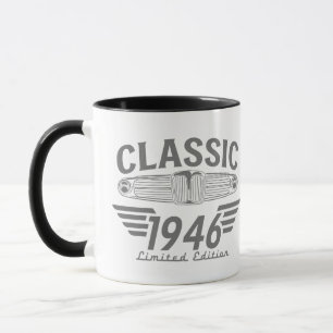 Liebhebber van Oldtimers 1946 Geboren in 1946 80st Mok