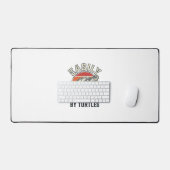 Liebhebber van vintage schildpadden gemakkelijk af bureaumat (Keyboard & Muis)