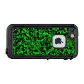 Lieblingsfarbe, grün LifeProof iPhone hoesje (Achterkant (horizontaal))