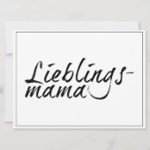 Lieblingsmama (Voorkant)