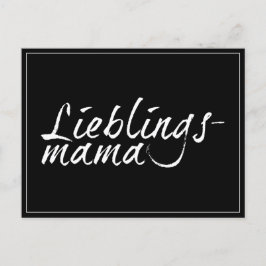 Lieblingsmama - weiß 00001 feestdagenkaart