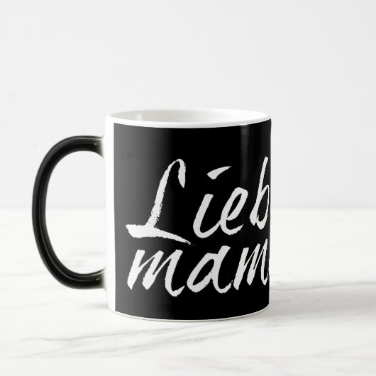 Lieblingsmama - weiß 00001 magische mok (Links)