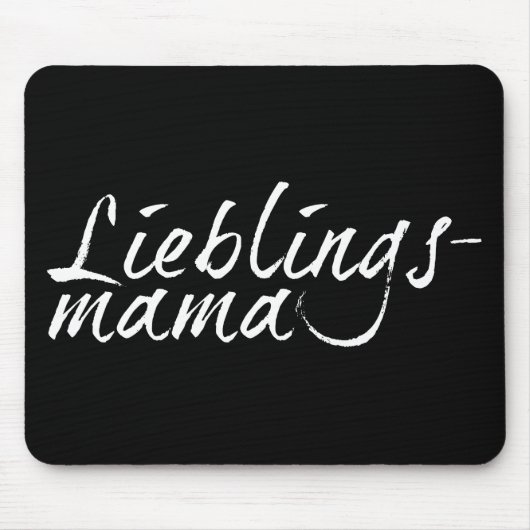 Lieblingsmama - wit 00001 muismat (Voorkant)