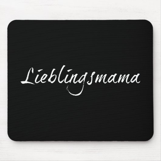 Lieblingsmama - wit 00001 muismat (Voorkant)