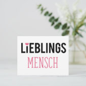 Lieblingsmensch Briefkaart (Staand voorkant)