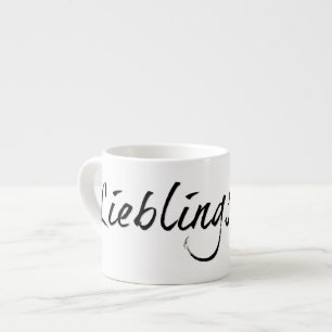 Lieblingspapa - schwarzer Schriftzug 00001 Espresso Kop