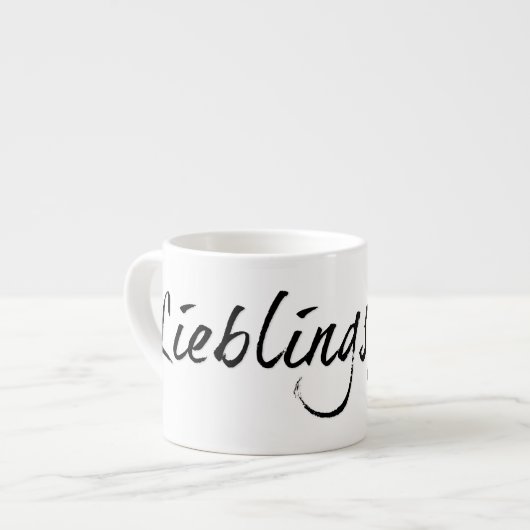 Lieblingspapa - schwarzer Schriftzug 00001 Espresso Kop (Links)