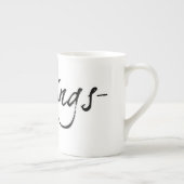 Lieblingspapa - schwarzer Schriftzug 00001 Porselein Kop (Rechts)