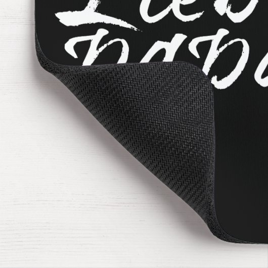 Lieblingspapa - weißer Schriftzug 00001 Muismat (Hoek)