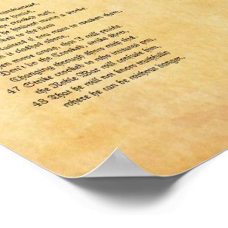 Liechtenauer Zettel Print, Poster Paper (Matte)