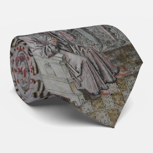 Liechtenauer Zettle Stropdas (Opgerold)