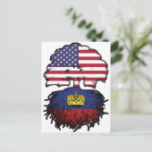 Liechtenstein American USA Briefkaart (Staand voorkant)