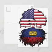 Liechtenstein American USA Briefkaart (Voorkant / Achterkant)